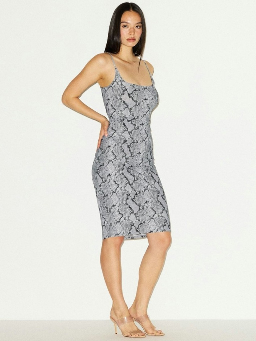 Skims Cling Matte Tank Dress